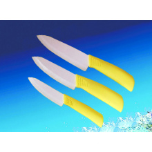 Gelbes keramisches Messer, Küchenmesser, Gebrauchsmesser (A456)
